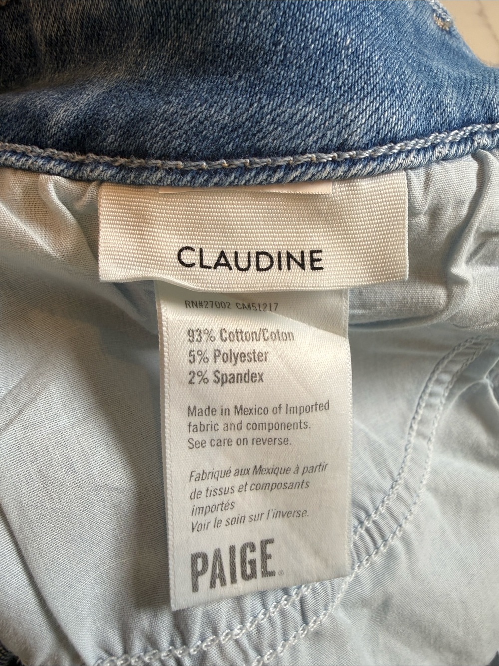 PAIGE Claudine High Rise Ankle Flare Jeans Light Blue NWT Size 34 - Picture 13 of 16